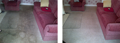 carpet cleaning before and after